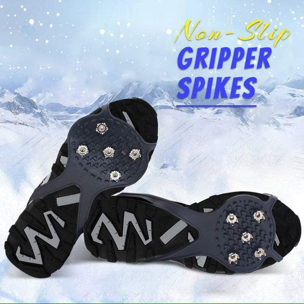 5-Claw Anti-Slip Gripper Spikes for Safe Winter Walks – Fits All Footwear